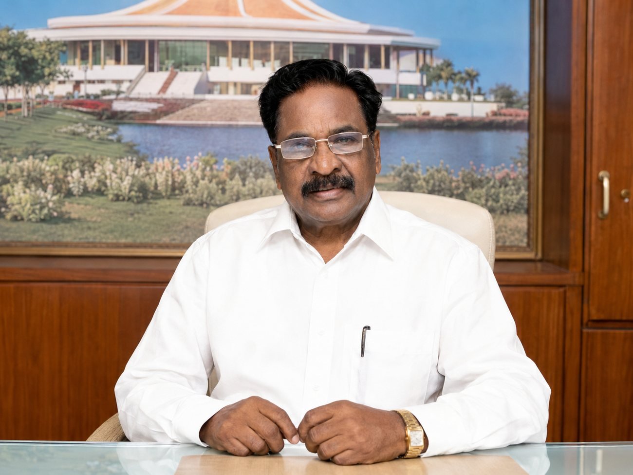 Dr. M. Christopher at his office in Perambalur