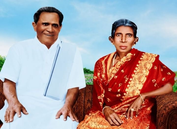 Mr. Vedanayagam and Mrs. Anbayammal, grandparents of Dr. M. Christopher
